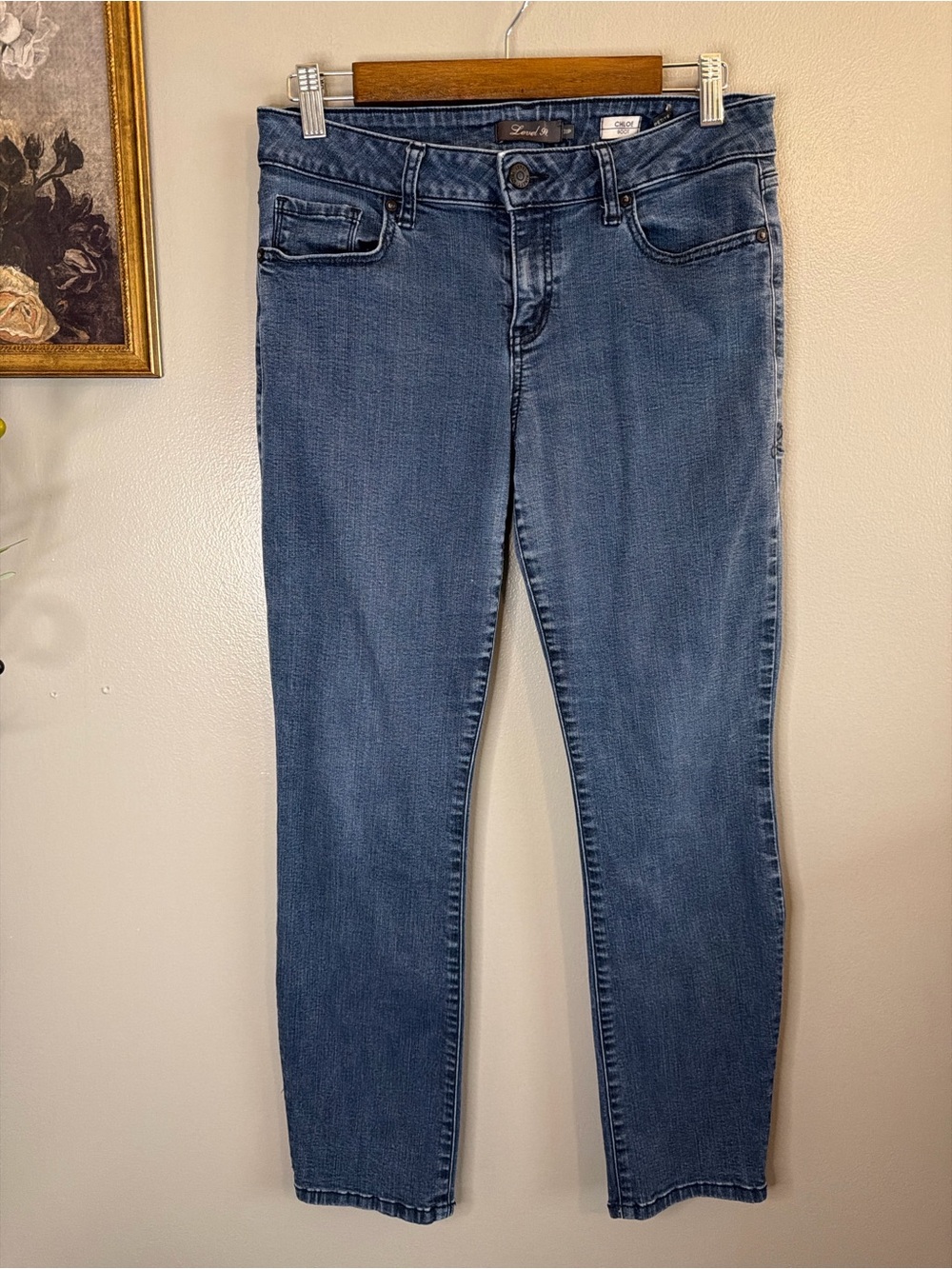 Level 99 Chloe Boot Petite Jeans Women’s 31P Medium Wash Stretch Denim - Picture 2 of 9